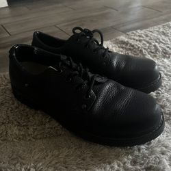 Dr Scholls Dress Shoes Harrington II Mens 11 1/2 Black Casual Oil Slip Resistant