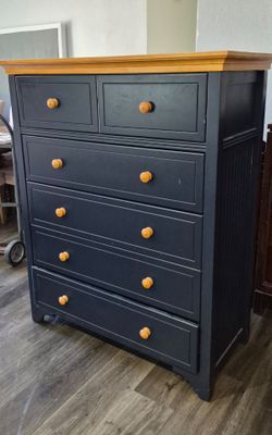 Cafe Kid - 6 Drawer Dresser Cabinet & Headboard Footboard