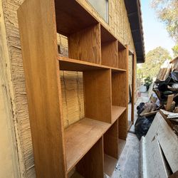 FREE — Two Sturdy Pressed-Wood Garage Shelving Units  Camino Real/Encinitas Blvd)