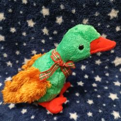 (Rare) Christmas Beanie Baby "Greetings" The DUCK