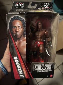 WWE Elite Collection Booker T Survivor Series Wrestling Action Figure New 2026.