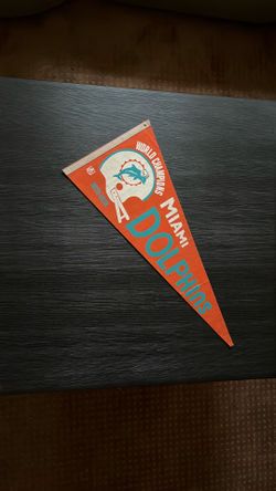 Miami Dolphins Football Pennant