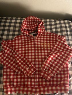 LIFE OF ERRORS PLAID ZIP UP LARGE
