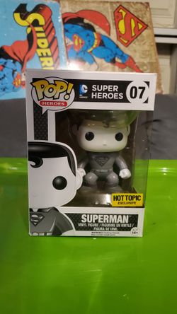 Superman Blk White Funko