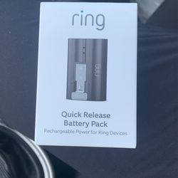 RING QUICK RELEASE BATTERY PACK