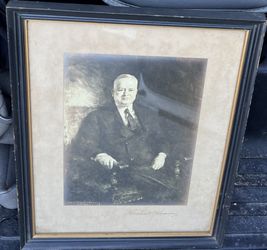 Antique Herbert Hoover Photo