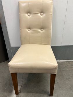 Letter chair beige color