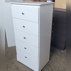 5 drawers dresser with rails / five drawers dresser with rails