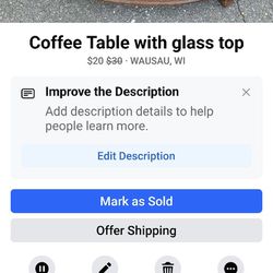 Used Coffee Table 