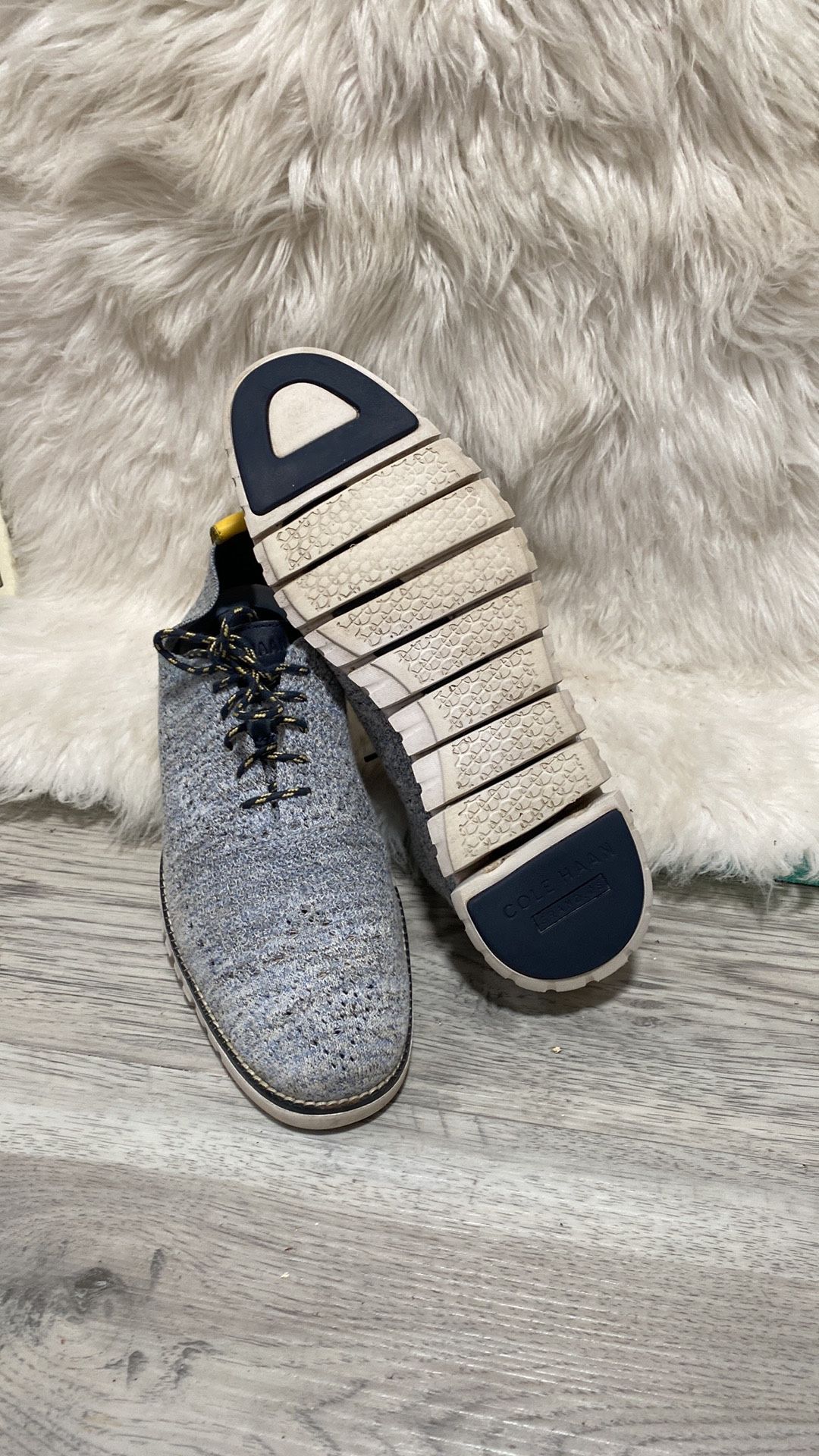 Cole Haan Zerogrand C29226 Mens Blue Stitchlite Knit Oxford  display picture 1
