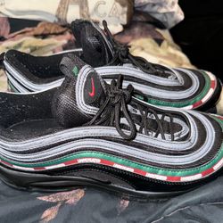mens size 10 black Nike Air Max 97 Undefeated