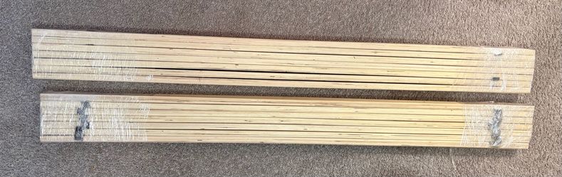 54-in wooden slats