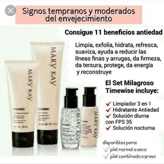 Juego milagroso timewise mary kay