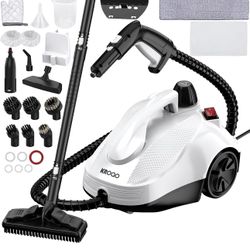 Steam Cleaner, Steam Mop with 23 Accessories, Powerful Multipurpose Portable Steamer for Cleaning to Remove Grime, Grease, for Multi-Purpose and Multi