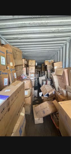 Storage Container Full of Mixed Items