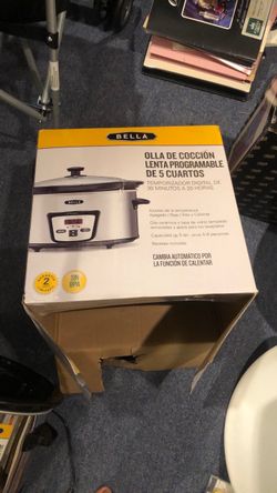 Bella 5 Qt Programmable Slow Cooker