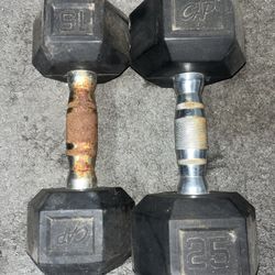 Rubber Dumbbells 