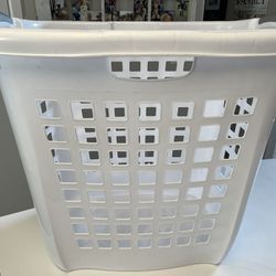 Tall Plastic Laundry Basket 