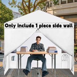ABCCANOPY Side Wall 10x10, White (4 Walls Only, NOT Including Frame and Top)