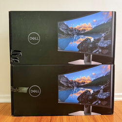 🖥 2× Dell U3419W 34″ Curved Ultrawide Monitors – Brand New in Box