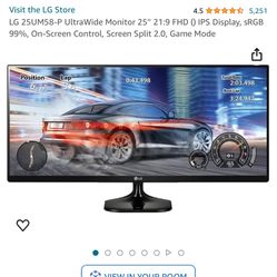 LG 25UM58-P UltraWide Monitor 25