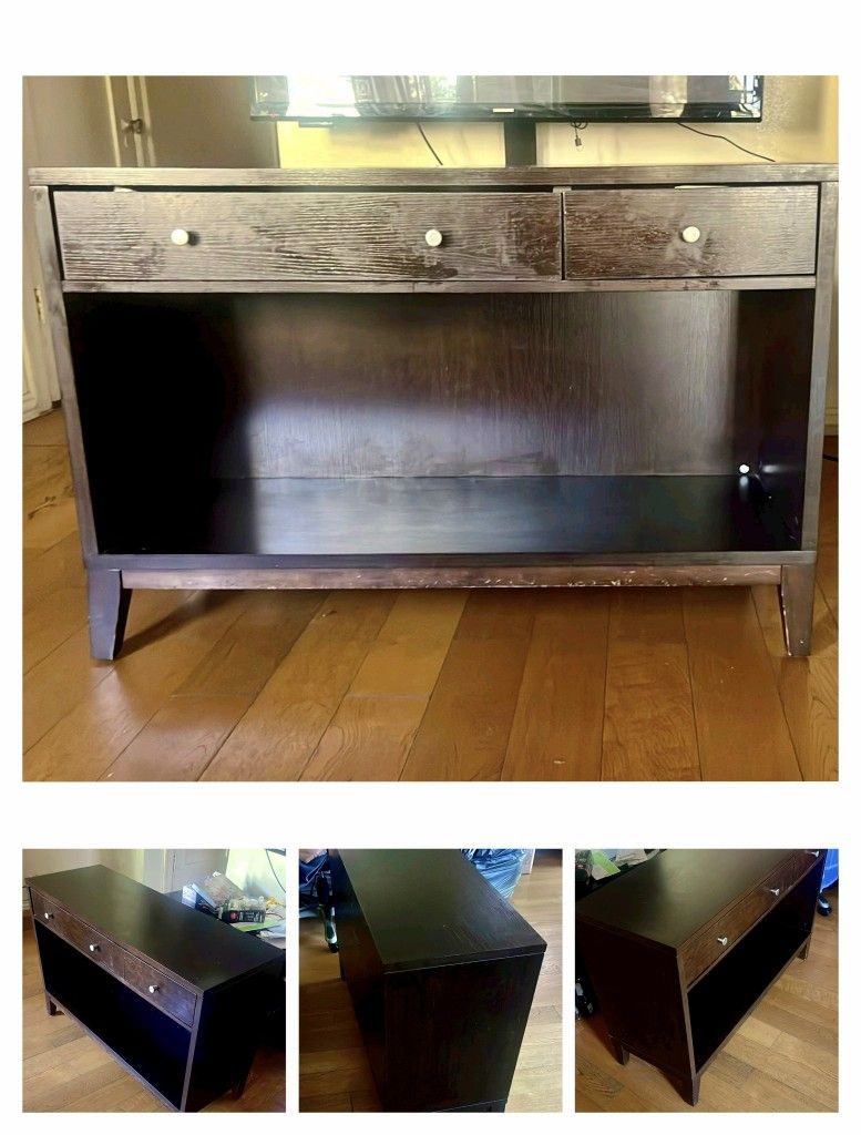 Wood Console Table
