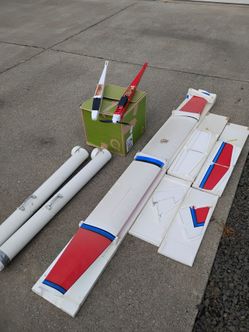 2 balsa gliders one with brushless motor