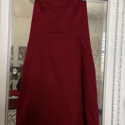 Anne Taylor red cocktail Dress