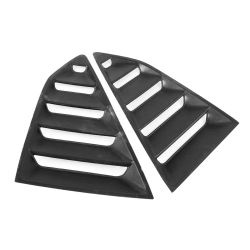 Brand New 2PCS Camaro 2016-2024 Carbon Fiber Look Side Window Scoop Quarter Louver Cover