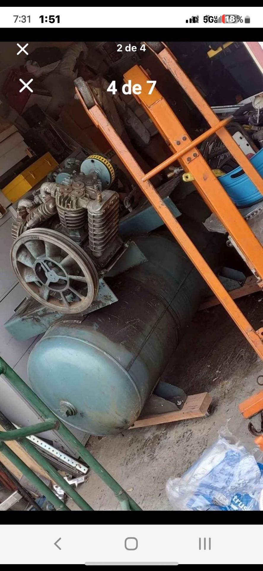 Compresor Tanque Y Cabezas 1800$