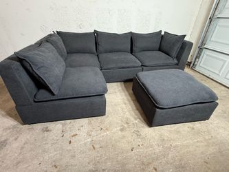 Gray Modular Sectional Couch