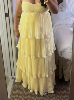 Butter Yellow Formal Dress