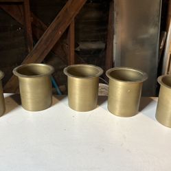 Gold Flower Vases