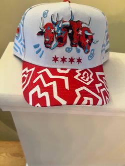 Chicago Bulls Graphic Snapback Hat - Brand New