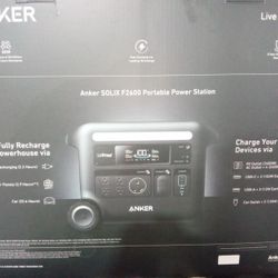 Anker Solix F2600 Portable Power Station.