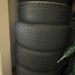 50 For all the tires, I also have a bed and a table in optimal condition, write to me