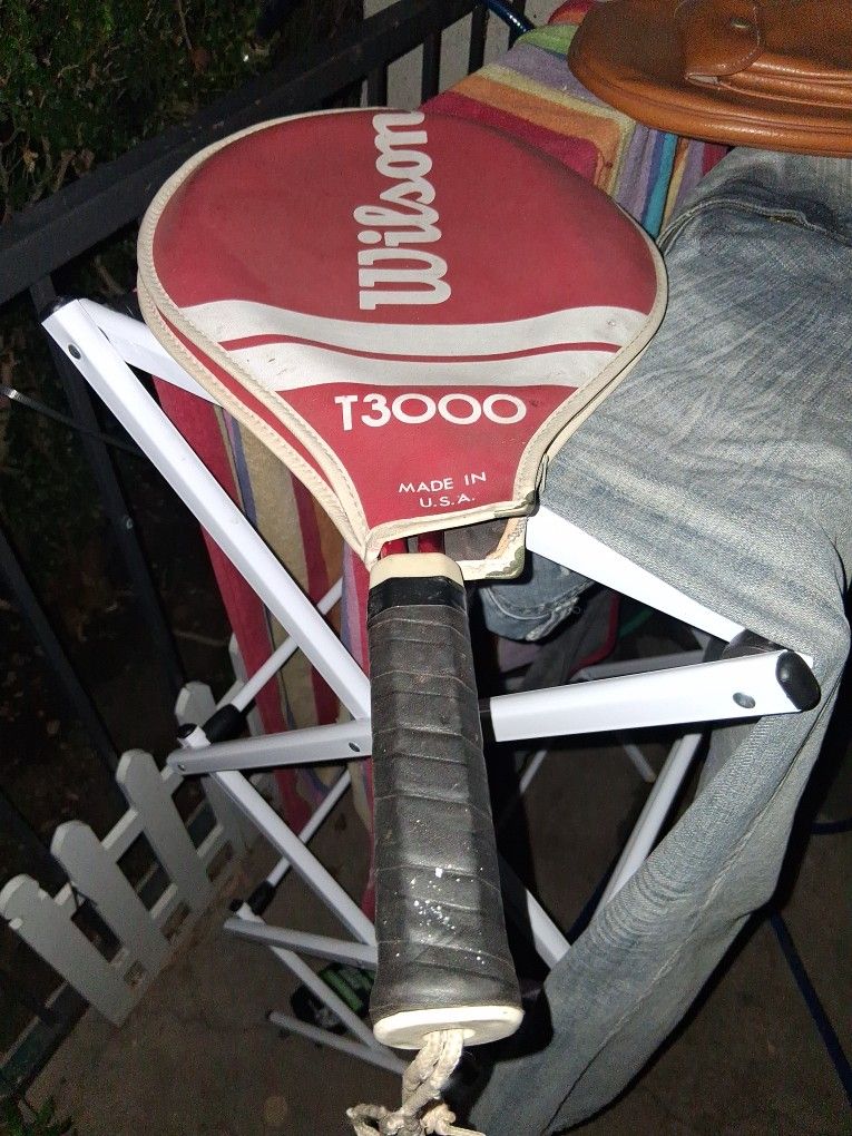 Vintage Wilson Tennis Raquet
