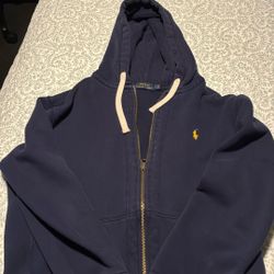 Polo Blue Zip