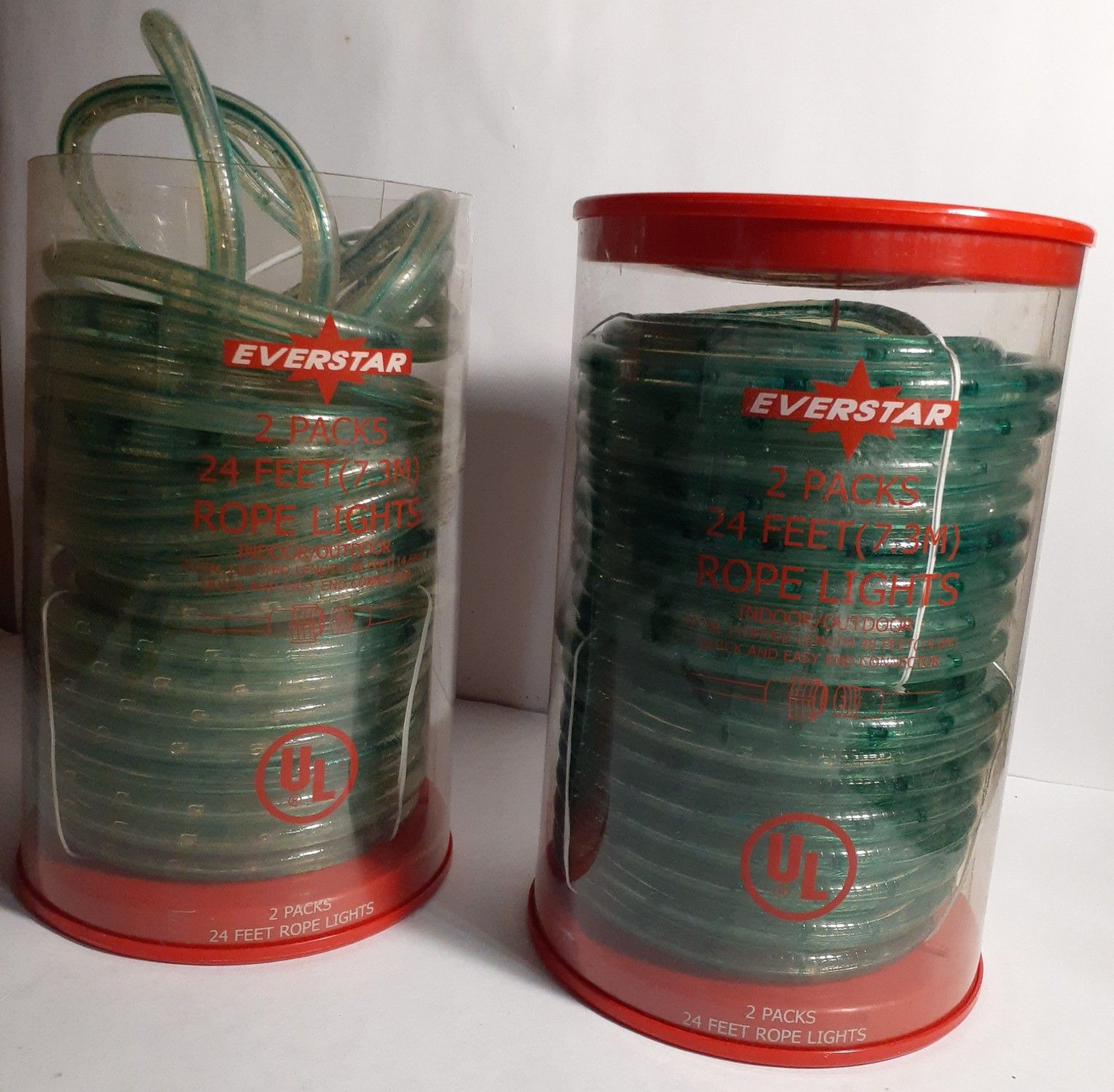 Everstar 2 Pack Of Rope Lights, 48 Ft total