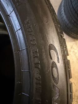 LLANTAS CONTINENTAL USADAS 225/45R17 - SET DE 4   $350 YA INSTALADAS A DOMICILIO