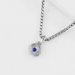 The David Yurman Evil Eye with Lapis Pendant