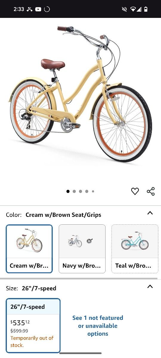 Women's Beach Cruiser