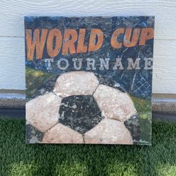 Soccer wall art