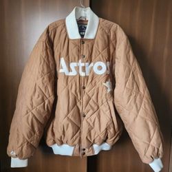 Vintage Houston Astros Bomber Jacket Size XL MLB Cooperstown by Majestic. Made in Korea. Very good condition. 