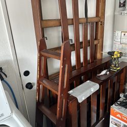 Good Wood Bunk Bed Or Can Be 2 Tween Individual 