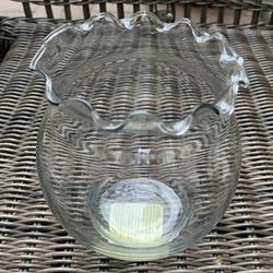Anchor Hocking® 3355DHR1 Footed 5" Ivy Ball bowl vase New 