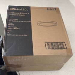 Envision Led 5” Round Edge -lit Surface Mount(20)