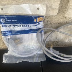 GE Appliances 4-foot, 3-wire dryer power cords  ( pick up only )