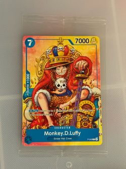 One piece Luffy convention promo card sealed