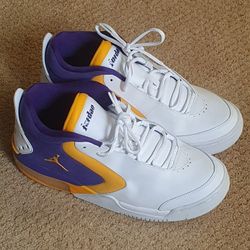 Nike Air Jordan Big Fund Lakers 23 Basketball Shoes Men's Size 10.5